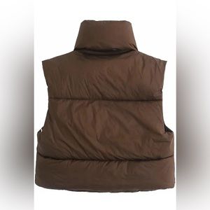 Women’s winter crop vest